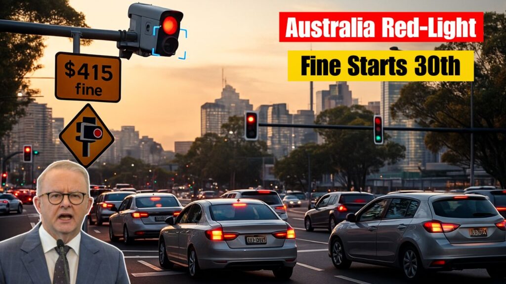 Australia Red-Light Fine Starts 30th